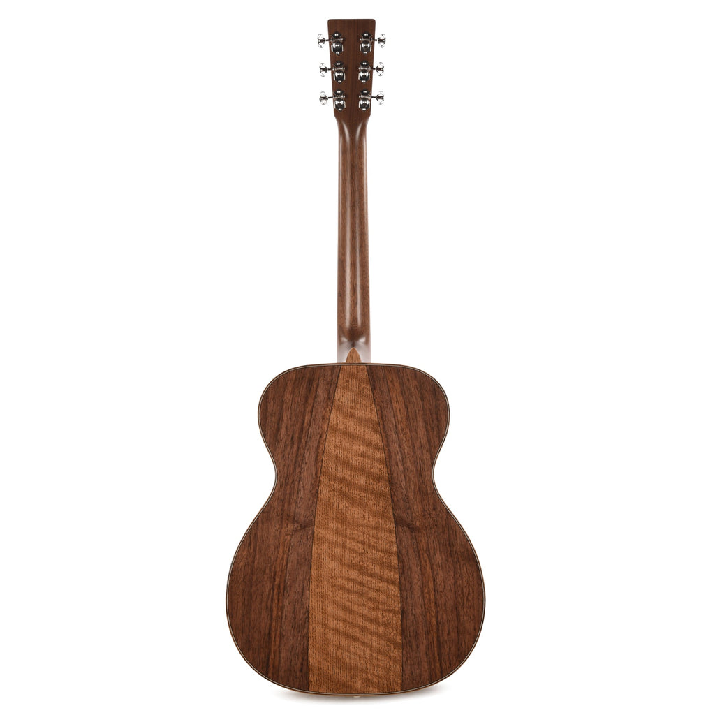 Martin OM-35 Inception European Spruce/Black Walnut/Flamed White Oak Dark Toasted Burst - View 5 | MusicMarket