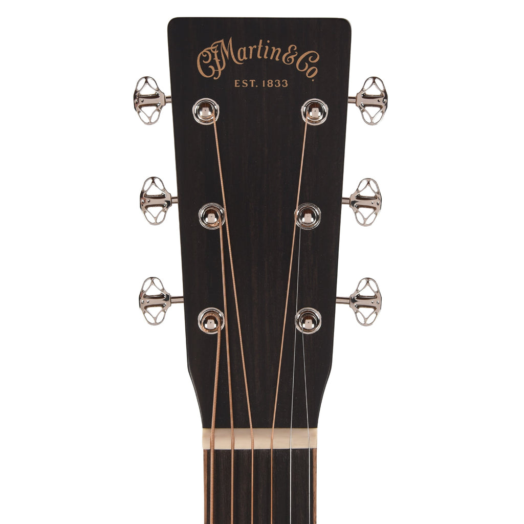 Martin OM-35 Inception European Spruce/Black Walnut/Flamed White Oak Dark Toasted Burst - View 6 | MusicMarket