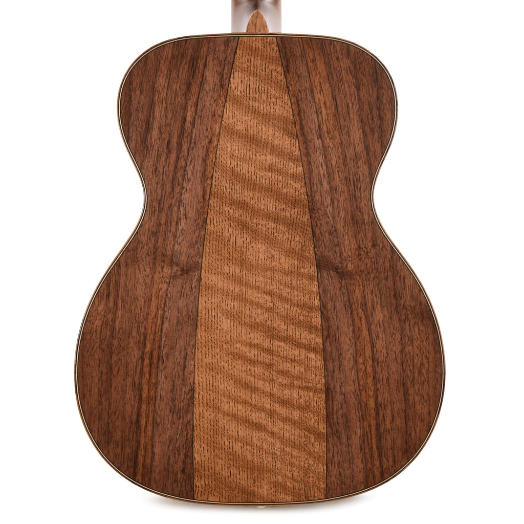 Martin OM-35 Inception European Spruce/Black Walnut/Flamed White Oak Dark Toasted Burst - View 3 | MusicMarket
