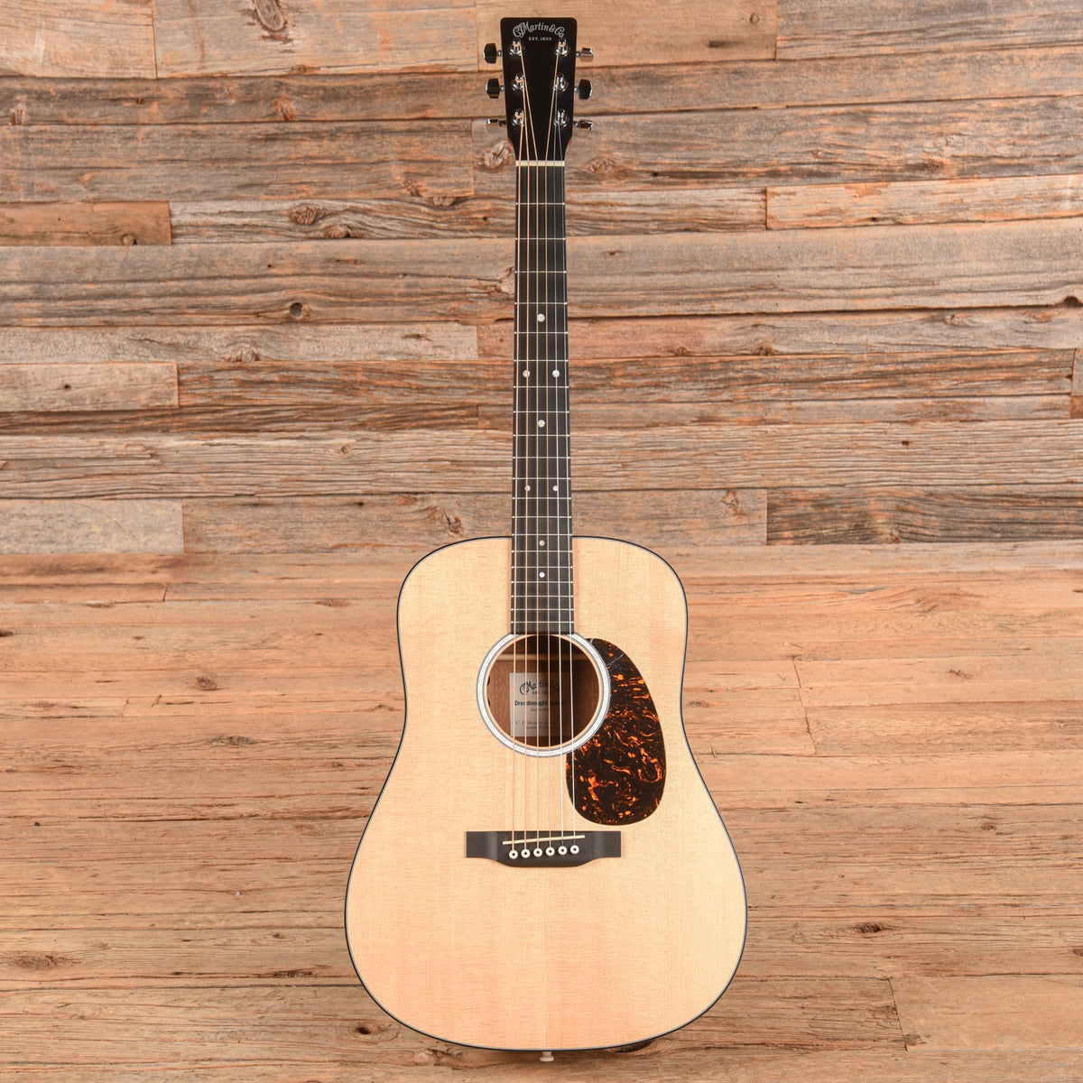 Martin DJR-10E Dreadnought Junior Natural - View 4 | MusicMarket