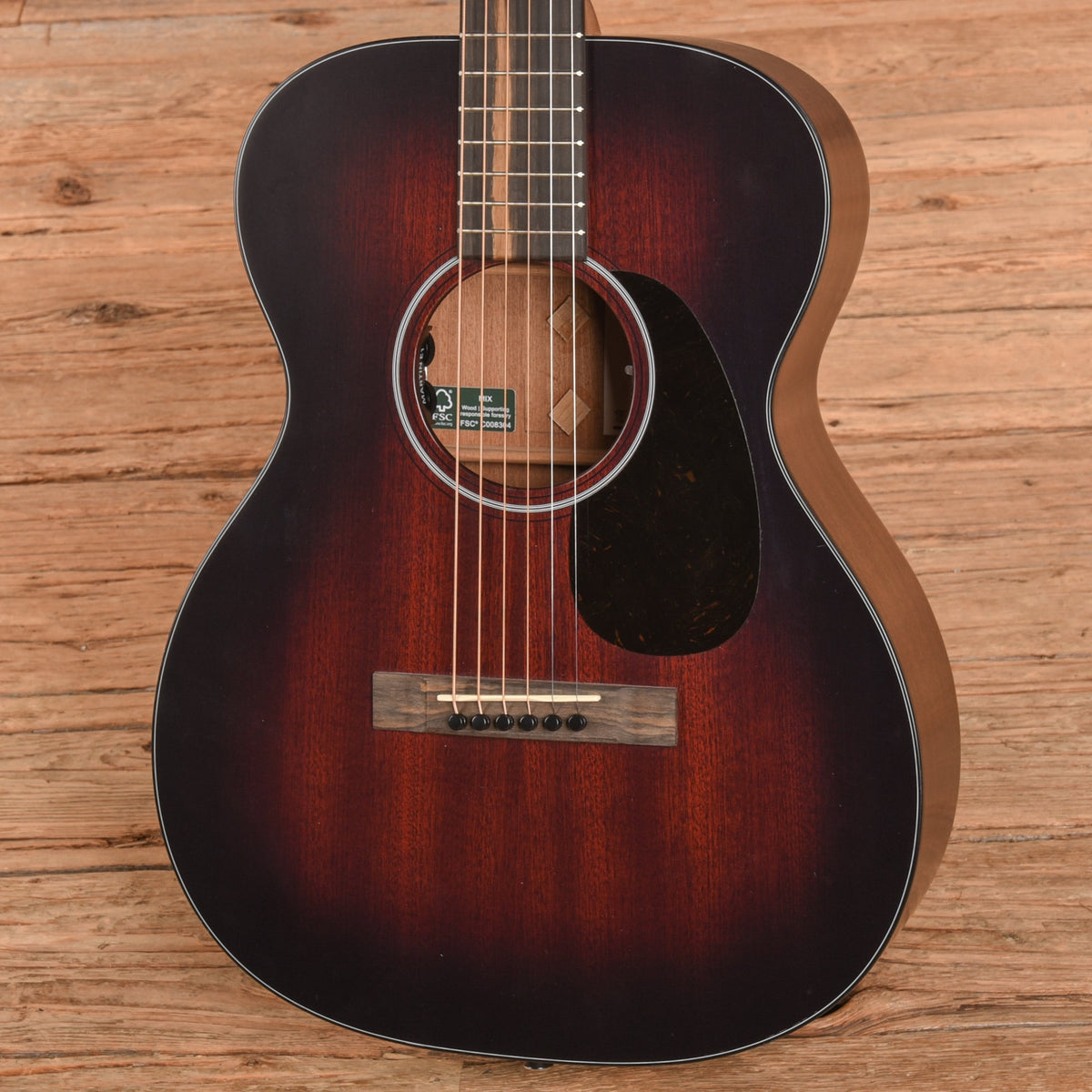 Martin Artist 000 Junior Jeff Tweedy Certified Sapele Dark Mahogany - View 2 | MusicMarket
