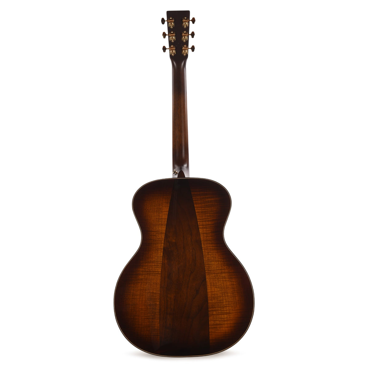 Martin Certified Wood Series GPE Inception Maple Cutaway European Spruce/Flamed Maple Amber Fade Sunburst - View 5