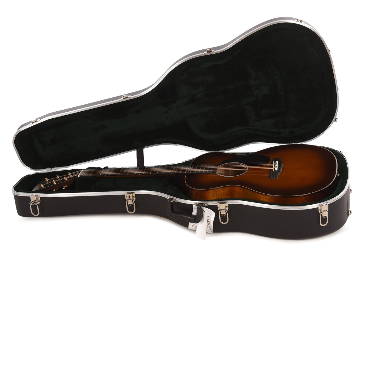 Martin Certified Wood Series GPE Inception Maple Cutaway European Spruce/Flamed Maple Amber Fade Sunburst - View 8