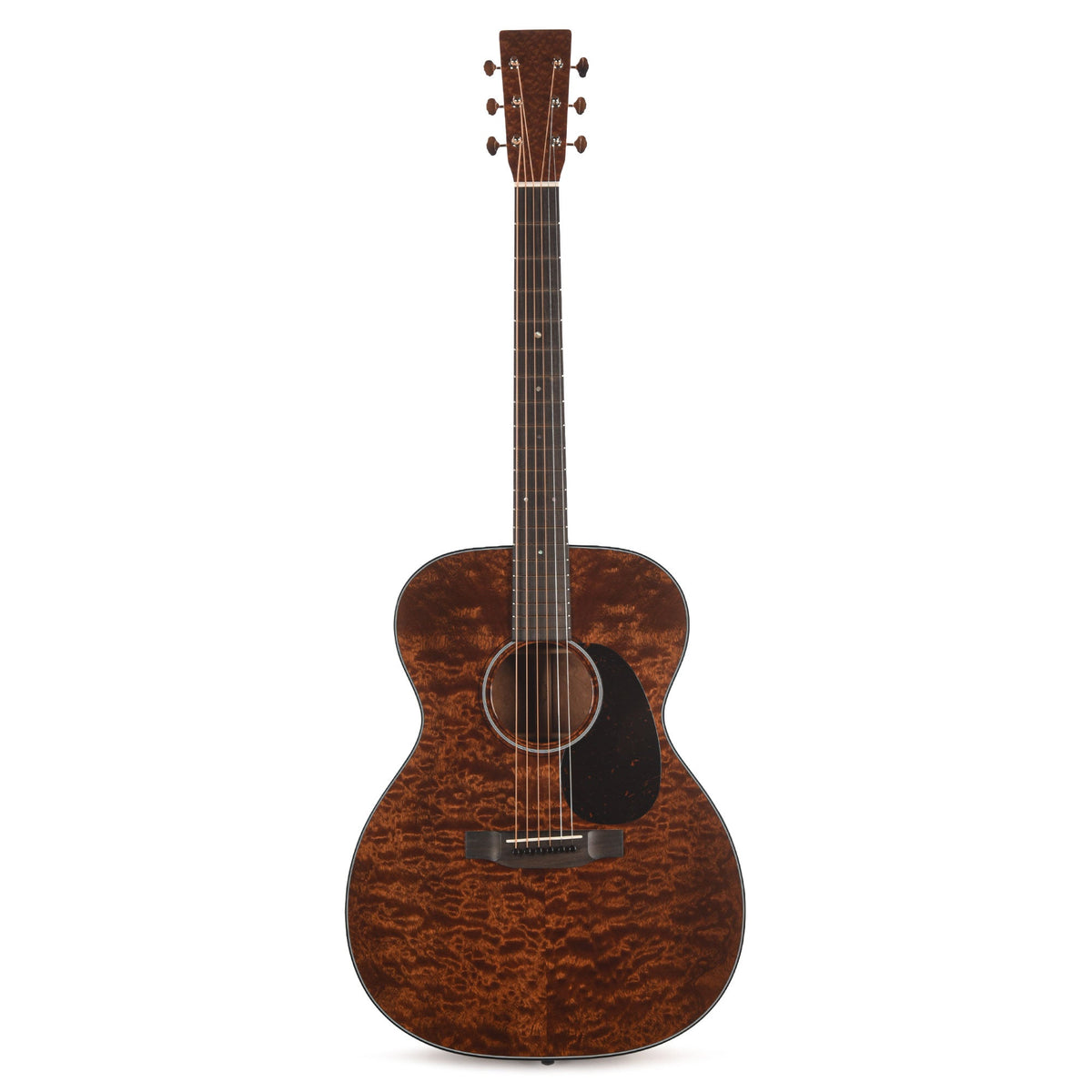 Martin Custom Shop OM-18 Style Auditorium Quilted Pommele Sapele/Quilted Pommele Sapele Natural - View 5 | MusicMarket