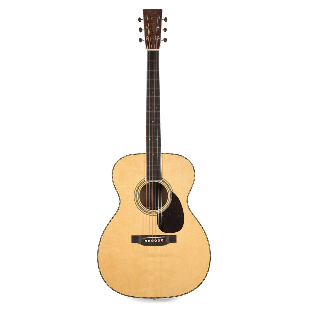 Martin Custom Shop OM-28 Style Auditorium Engelmann Spruce/Bastogne Walnut Natural Aging Toner - View 4 | MusicMarket