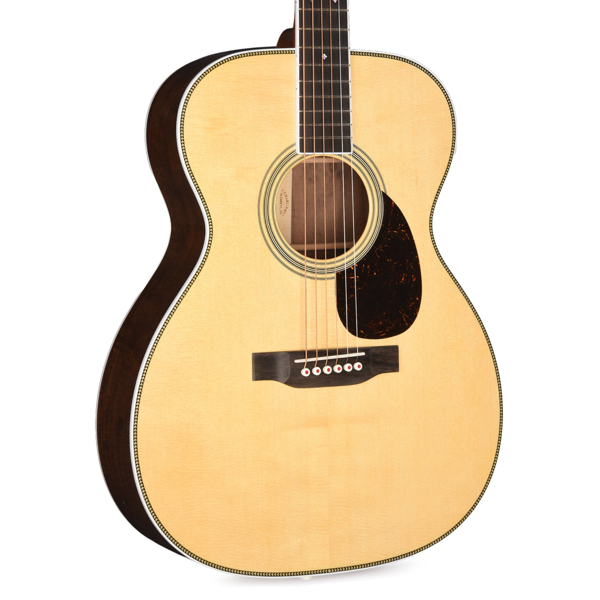 Martin Custom Shop OM-28 Style Auditorium Engelmann Spruce/Bastogne Walnut Natural Aging Toner - MusicMarket