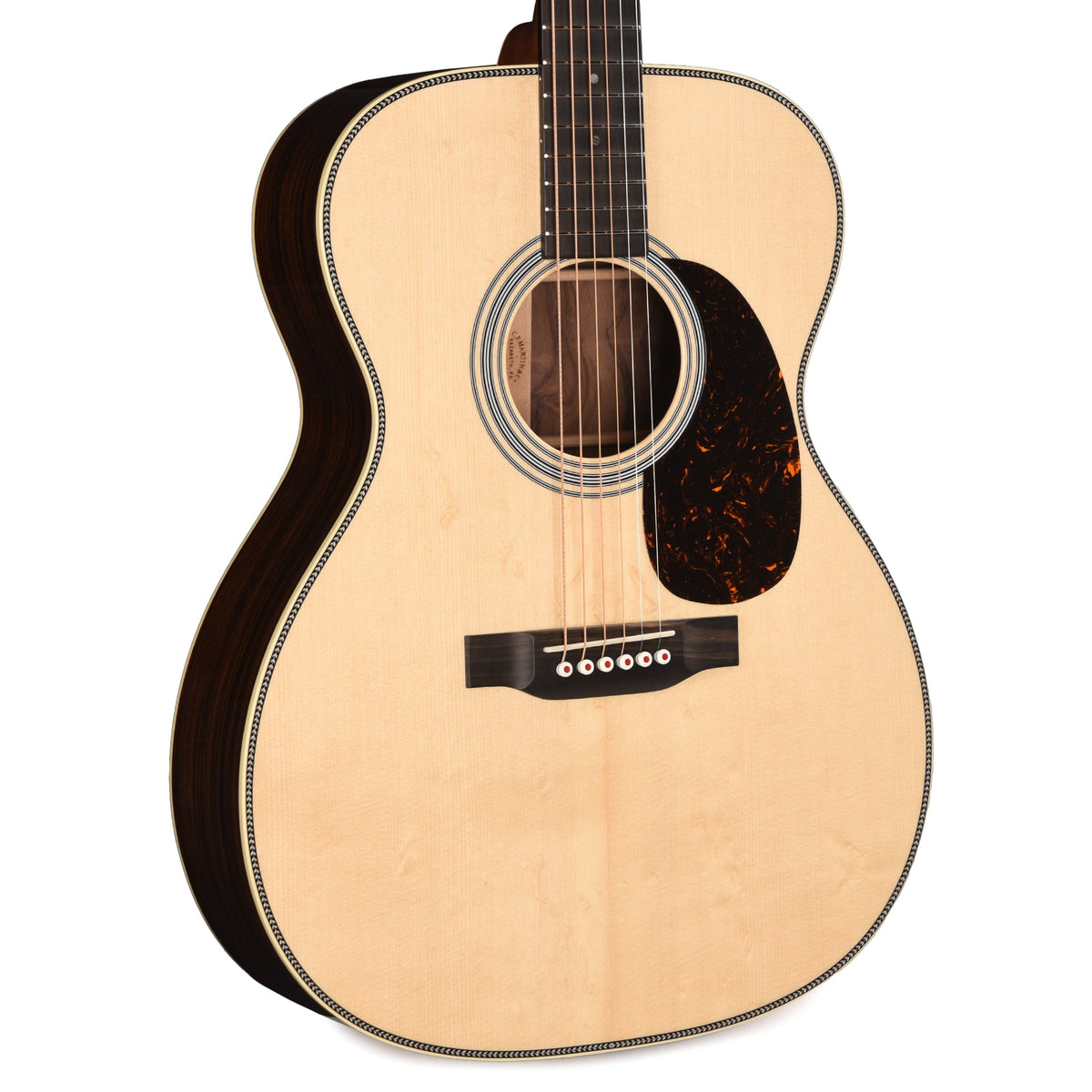 Martin Custom Shop OM-28 Style Auditorium Italian Alpine Spruce/Wild Grain East Indian Rosewood Natural - MusicMarket