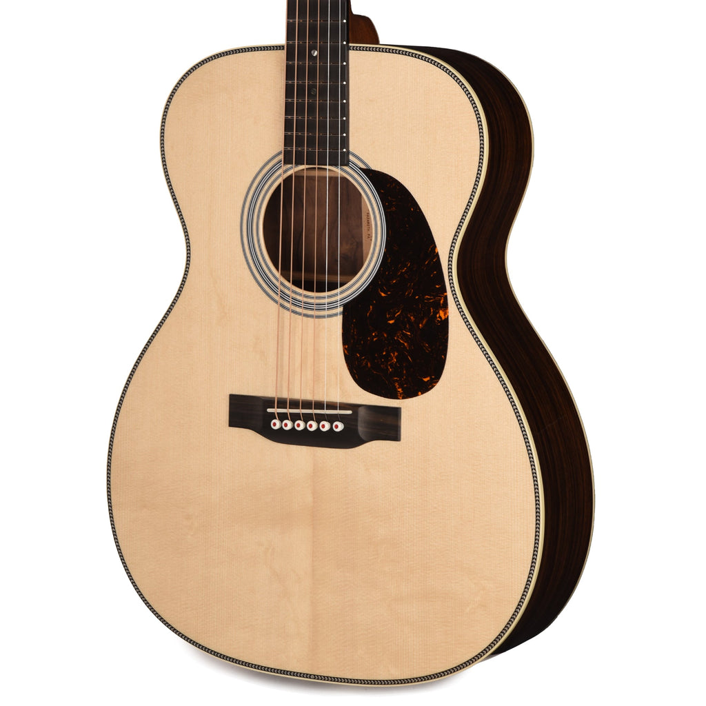 Martin Custom Shop OM-28 Style Auditorium Italian Alpine Spruce/Wild Grain East Indian Rosewood Natural - View 3 |