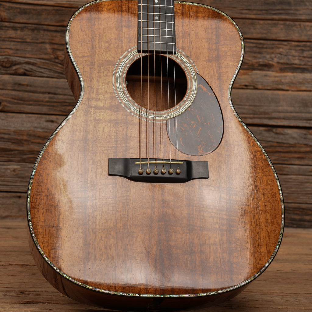 Martin Custom Shop OM-41 Style All Figured Koa Natural - View 10 | MusicMarket