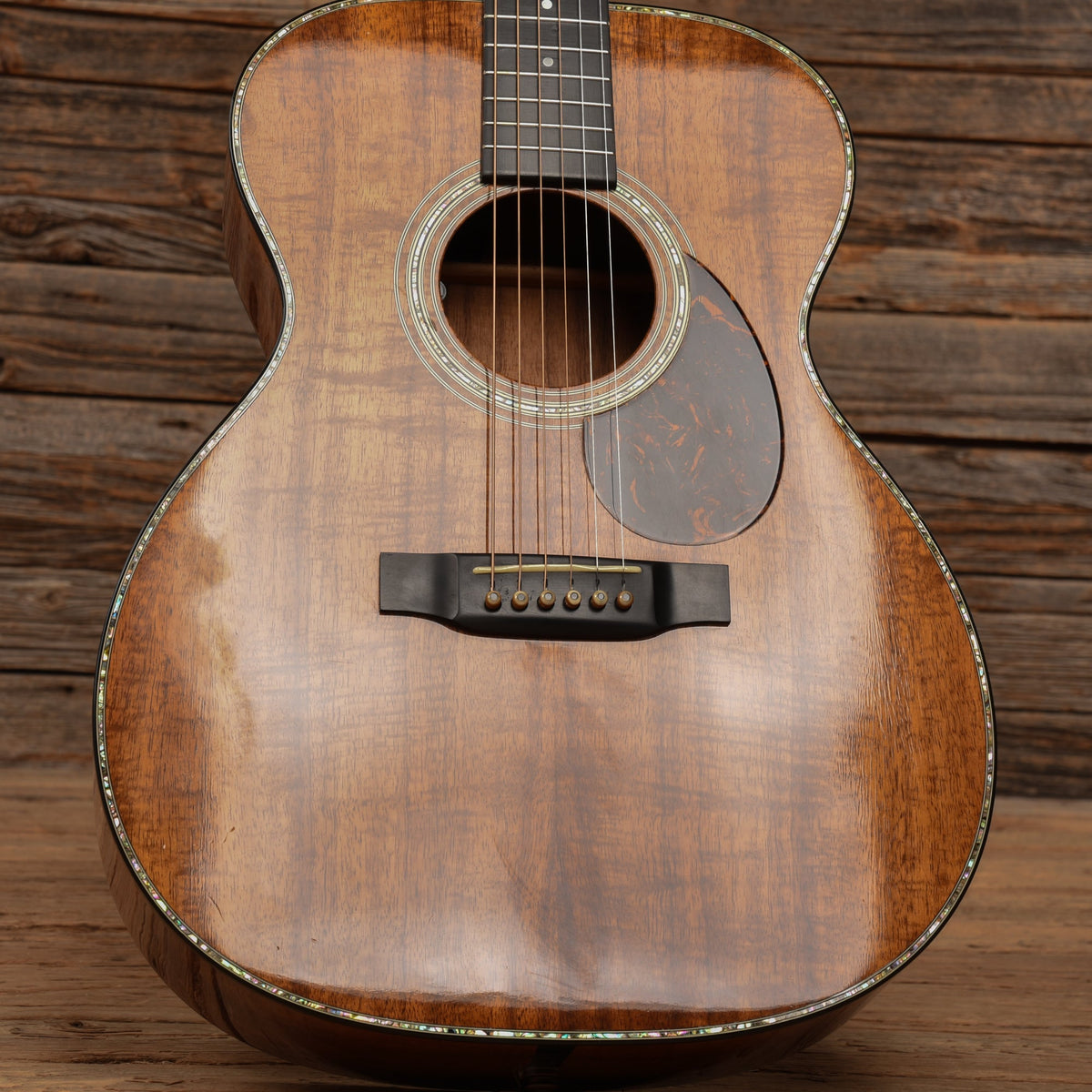 Martin Custom Shop OM-41 Style All Figured Koa Natural - View 10 | MusicMarket