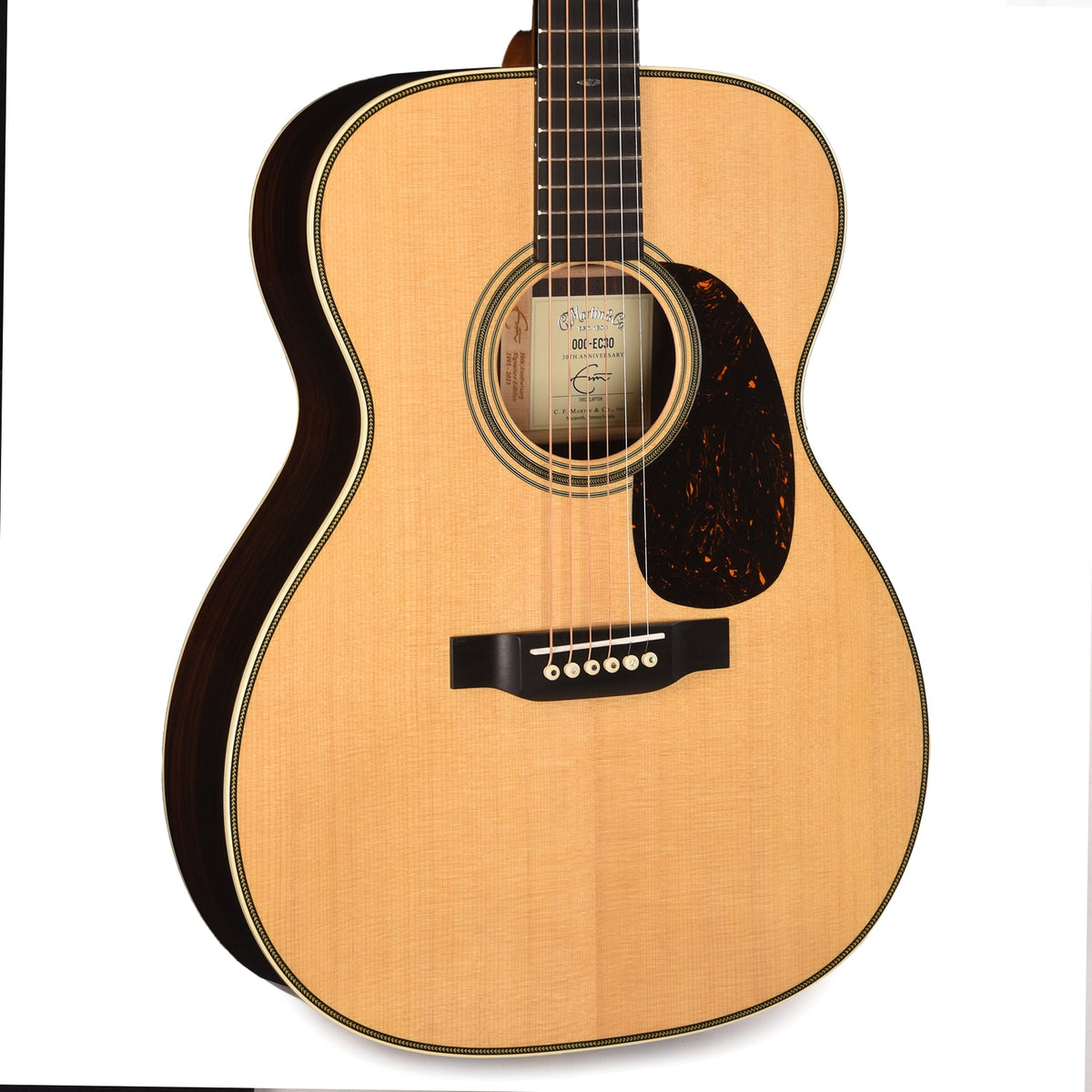 Martin Limited Edition 000-EC 30th Anniversary Eric Clapton Spruce/East Indian Rosewood Natural - MusicMarket