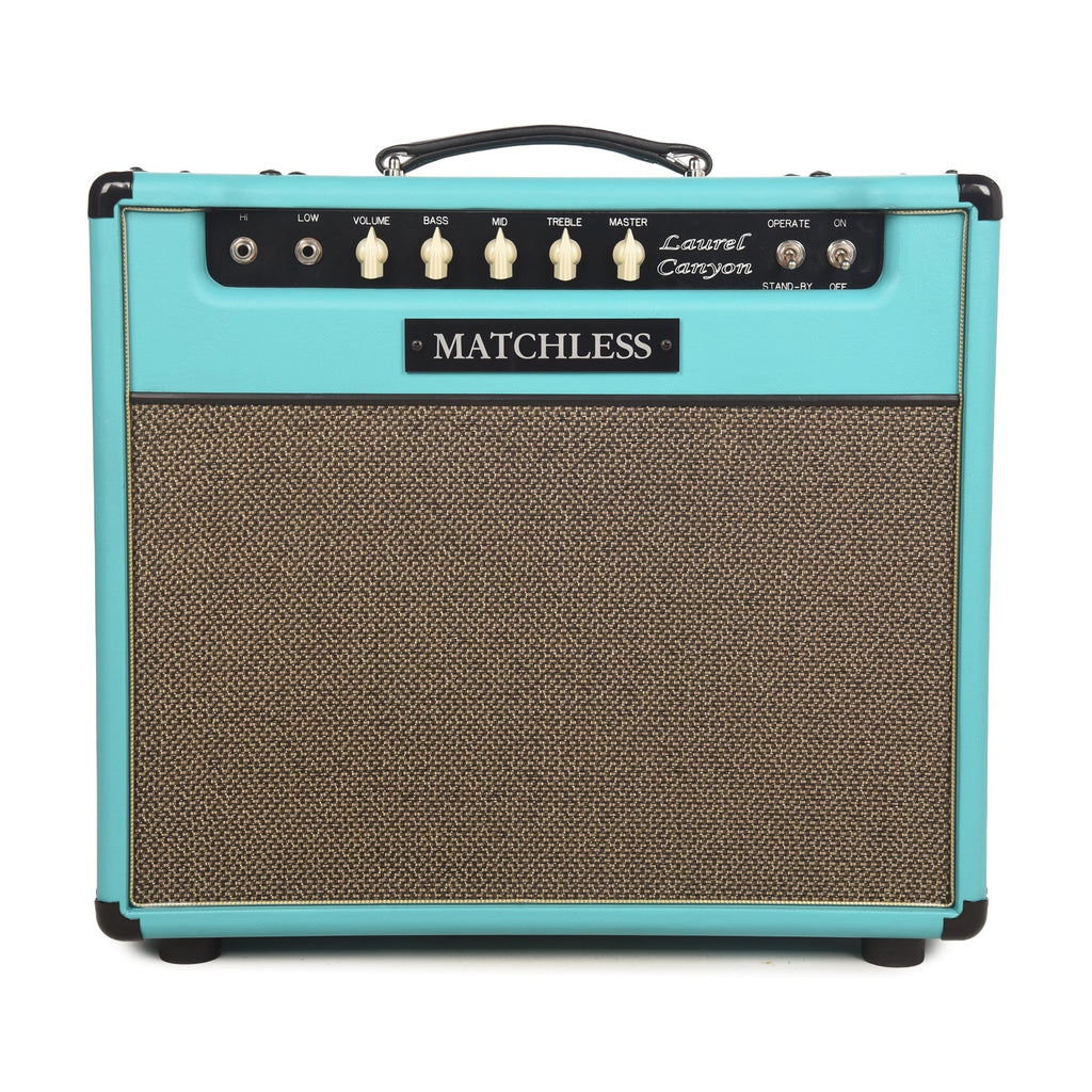 Matchless Laurel Canyon 20W 1x12" Combo Turquoise w/ Gold Grille - MusicMarket