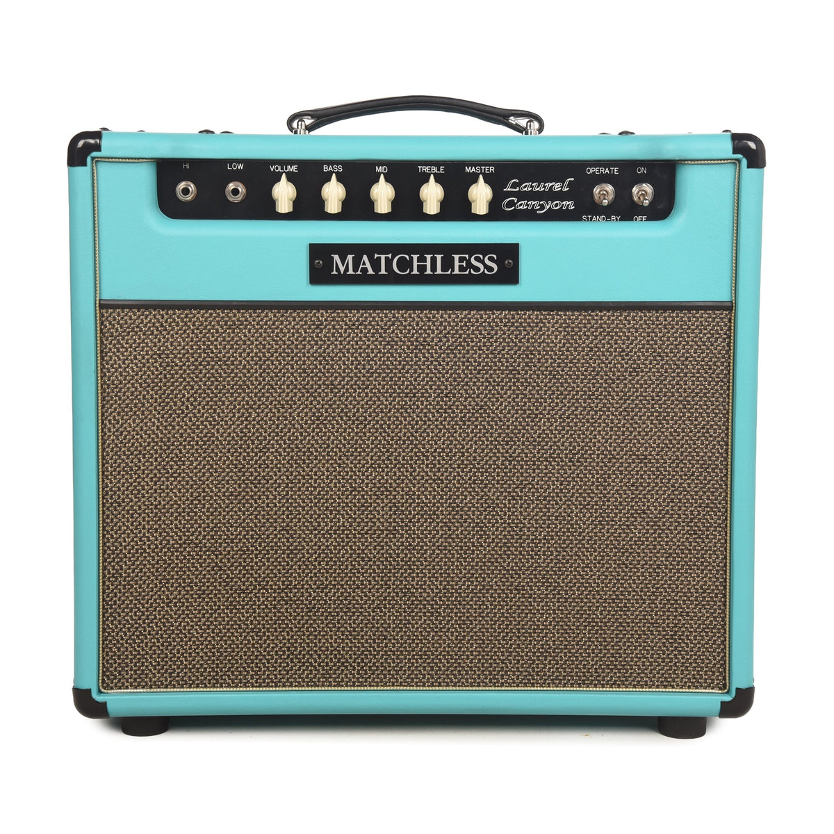 Matchless Laurel Canyon 20W 1x12" Combo Turquoise w/ Gold Grille - MusicMarket