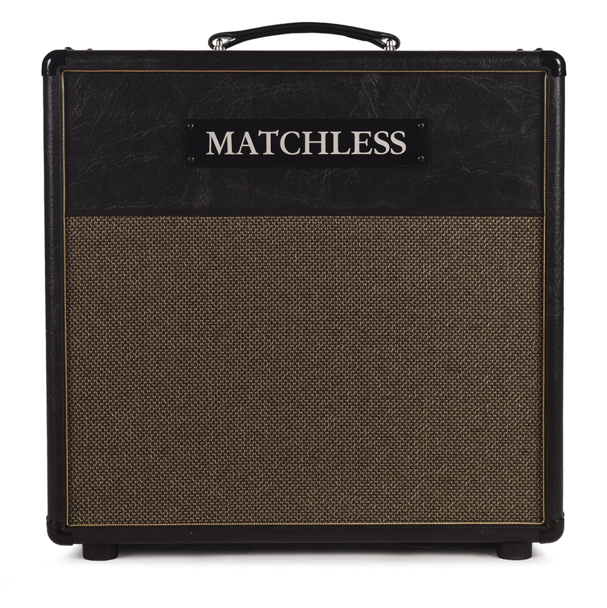 Matchless ESS112 30W 8ohm 1x12" Open Back Cabinet Black w/ Gold Grille - MusicMarket