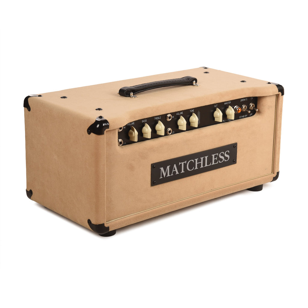 Matchless HC-30 30W Head Light Camel Suede - View 2 | MusicMarket