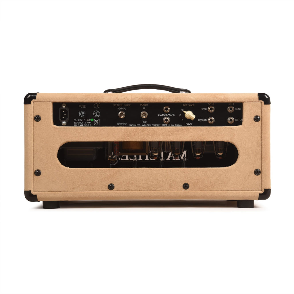 Matchless HC-30 30W Head Light Camel Suede - View 3 | MusicMarket
