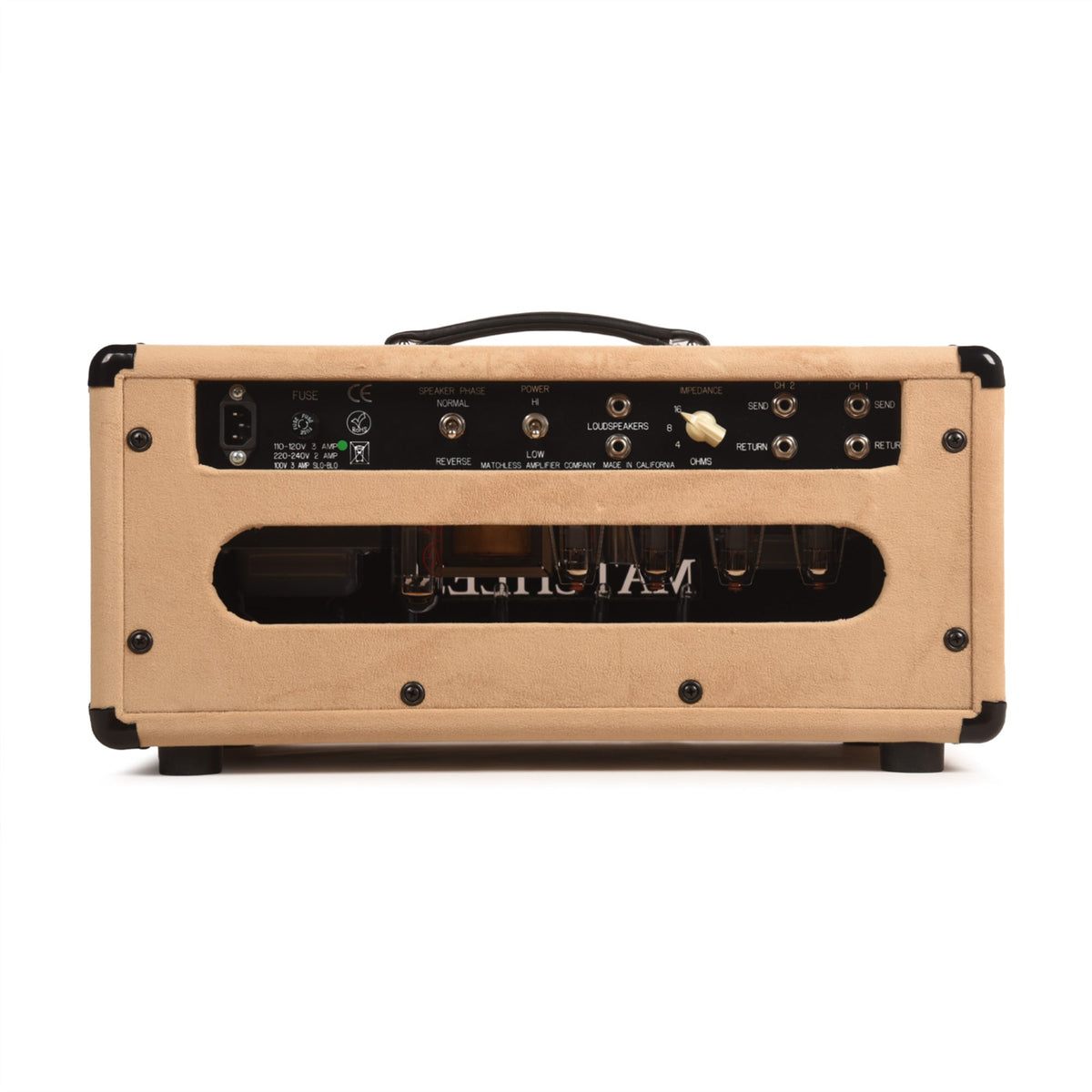 Matchless HC-30 30W Head Light Camel Suede - View 3 | MusicMarket