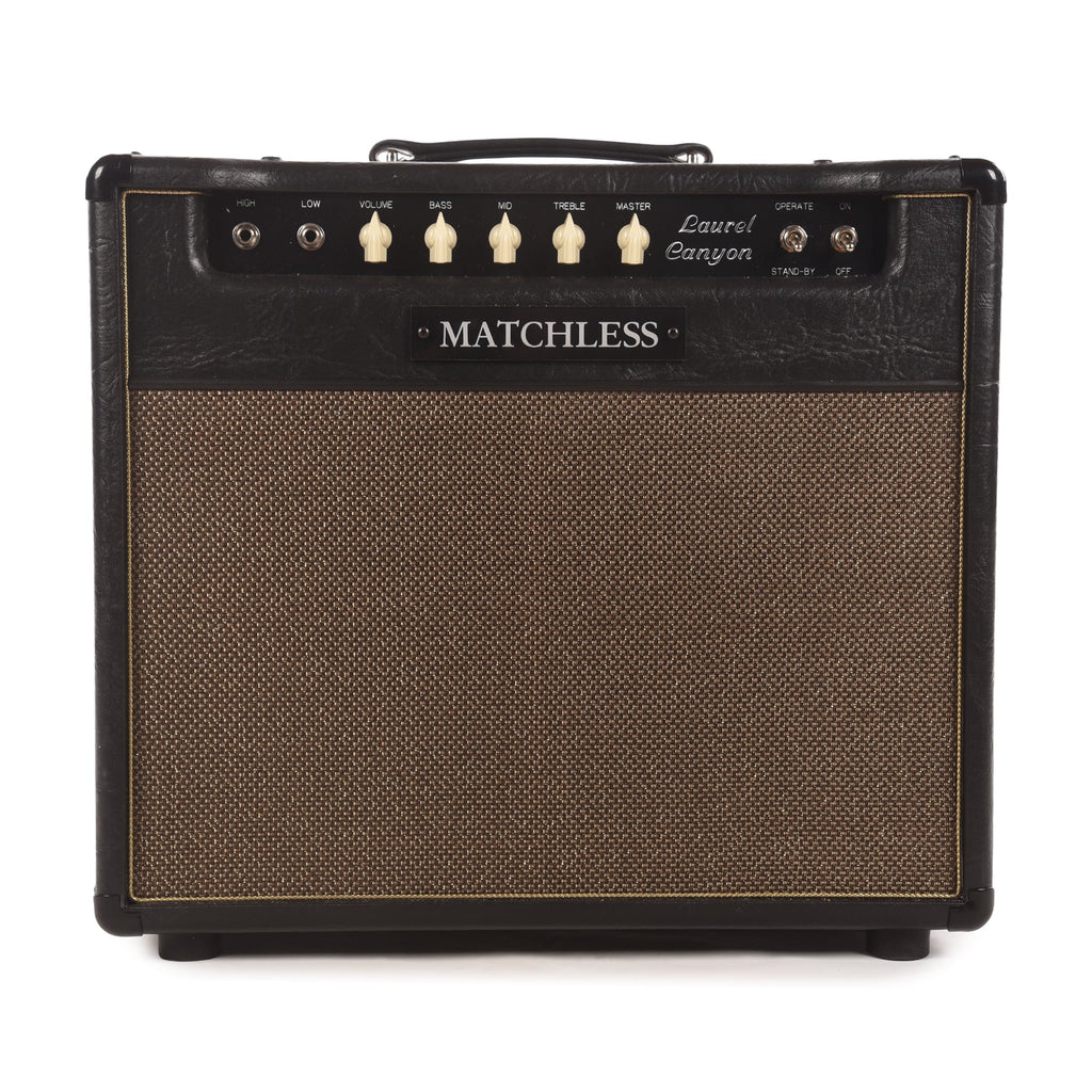 Matchless Laurel Canyon 20W 1x12" Combo Black w/Gold Grill & Piping - MusicMarket