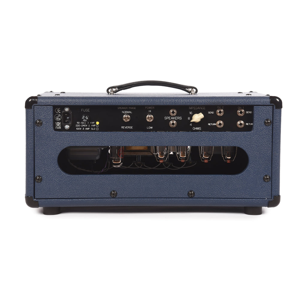Matchless HC-30 30W Head Navy w/ Gold Grille - View 3 | MusicMarket