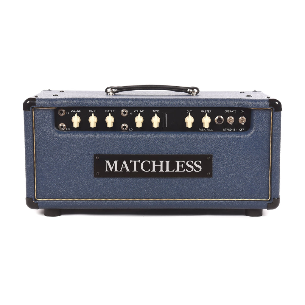 Matchless HC-30 30W Head Navy w/ Gold Grille - MusicMarket