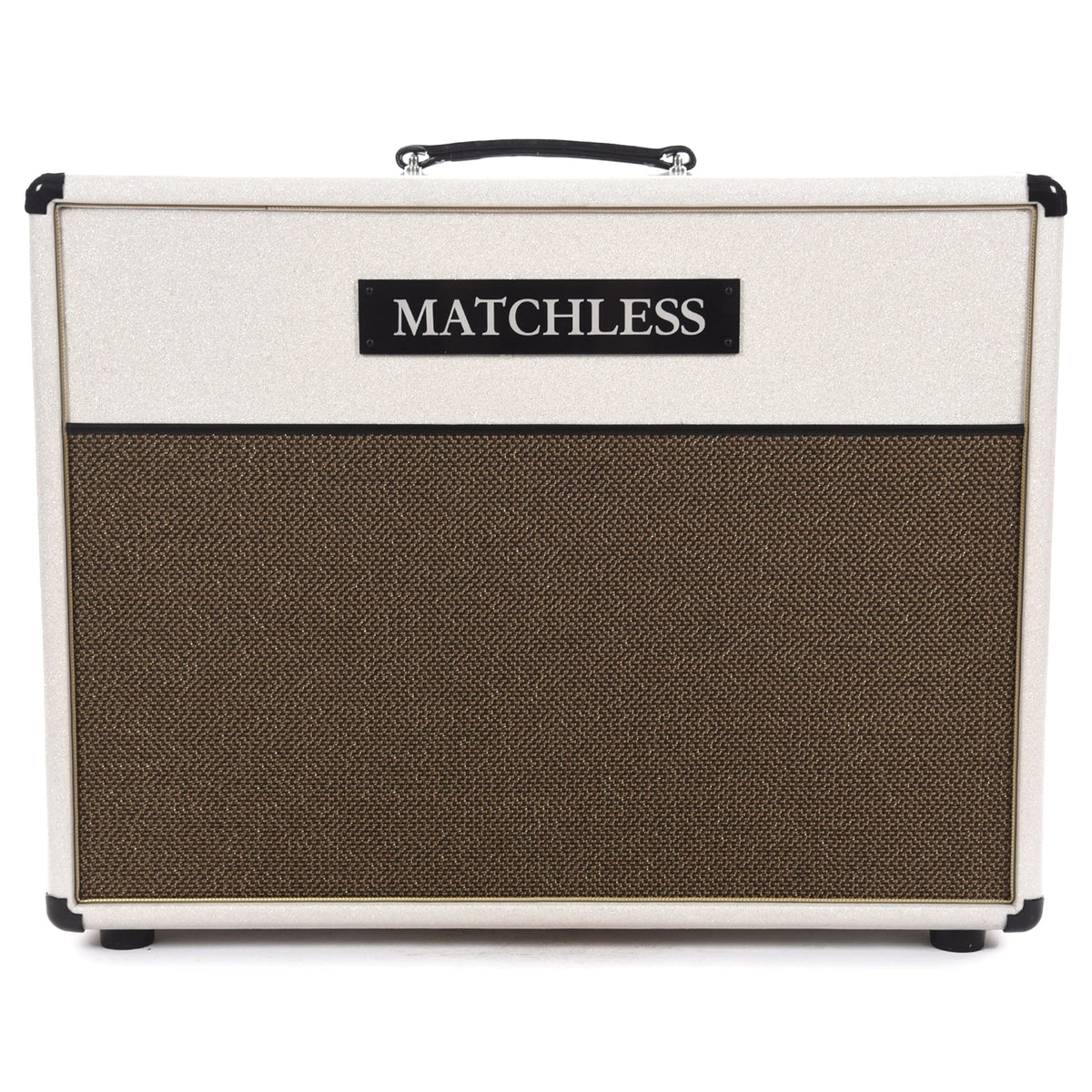 Matchless ESD212 60W 4ohm 2x12" Open Back Cabinet Sparkle Cream w/ Gold Grill - MusicMarket