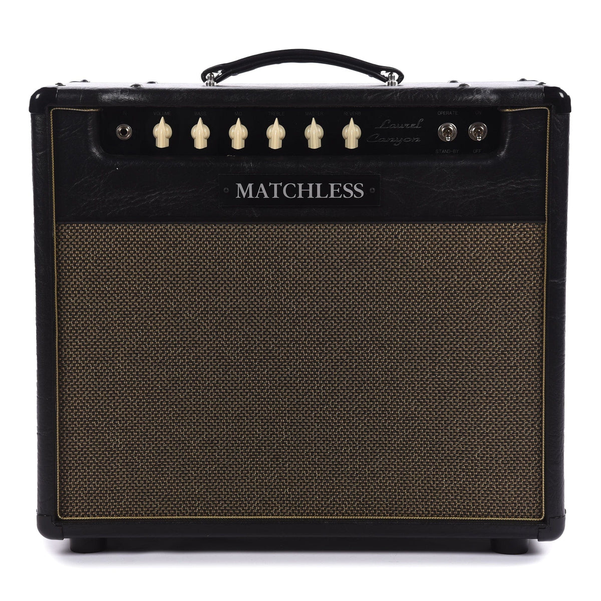 Matchless Laurel Canyon Reverb 20W 1x12" Combo Black w/Gold Grill & Piping - MusicMarket