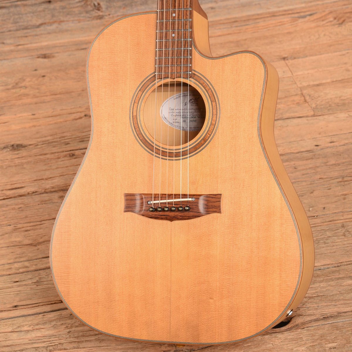 Maton Custom Shop "W.A.May" Natural 2008 - View 2 | MusicMarket