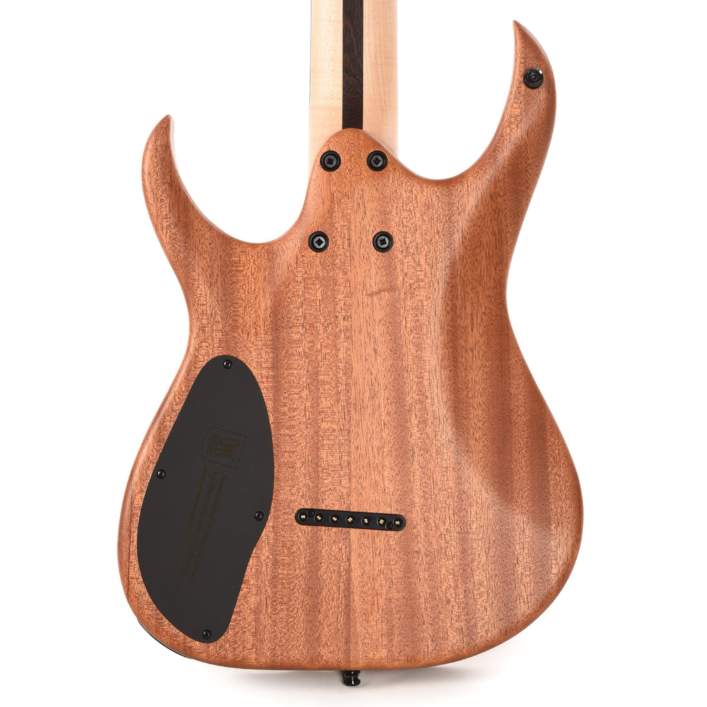 Mayones Duvell Elite 7 AAA Curly Poplar/Mahogany Lava Burst - View 3 | MusicMarket
