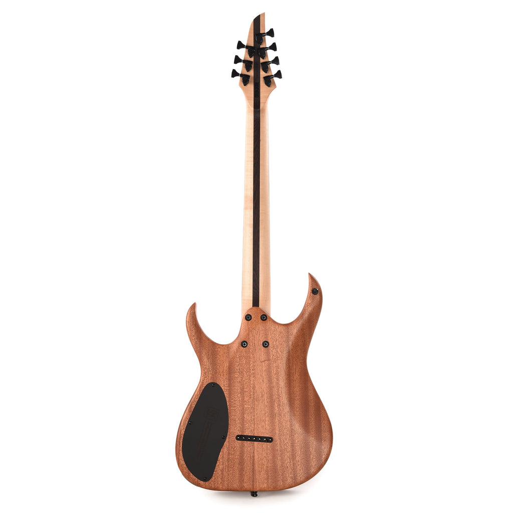 Mayones Duvell Elite 7 AAA Curly Poplar/Mahogany Lava Burst - View 5 | MusicMarket