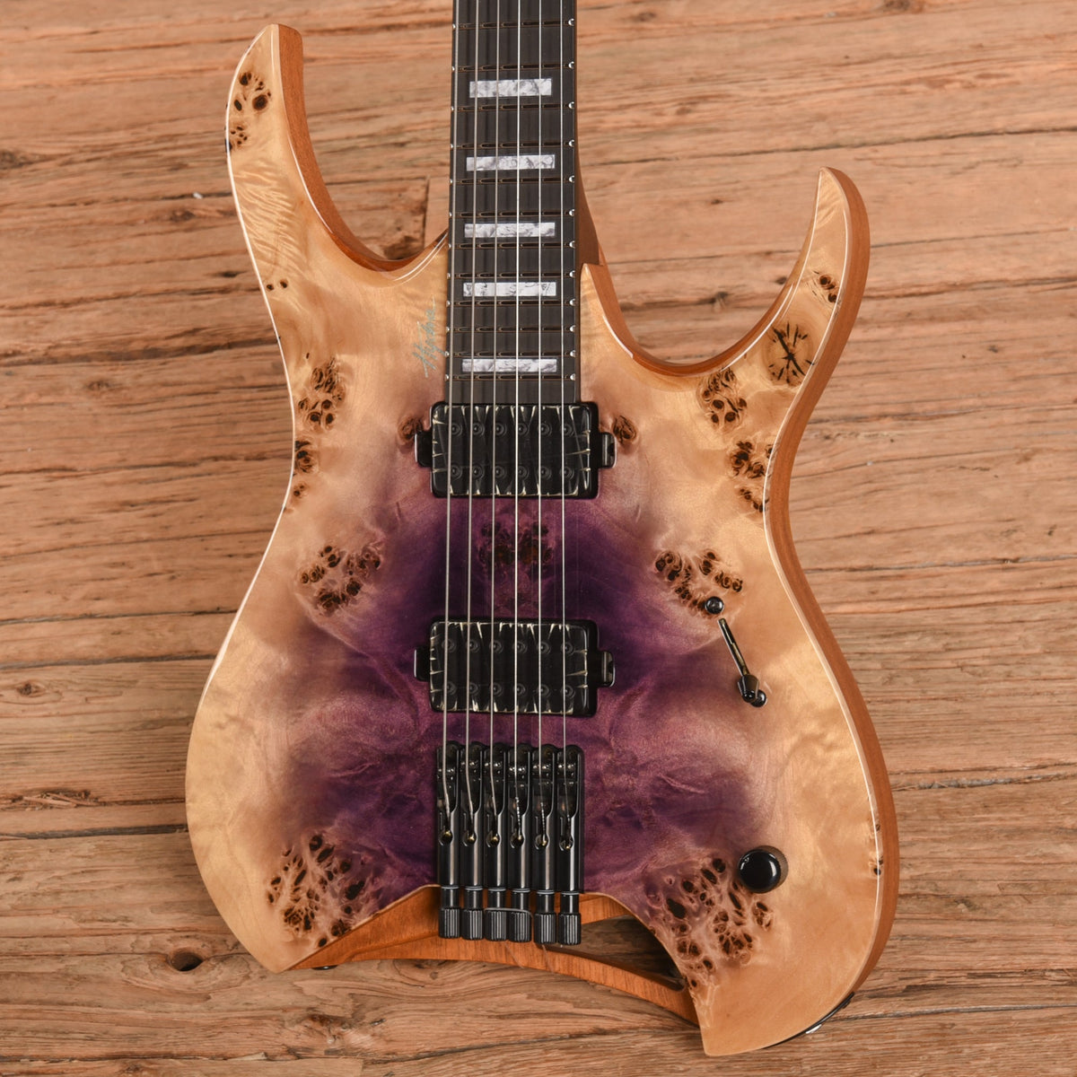 Mayones Hydra Elite 6 Purple Fade 2023 - View 2 | MusicMarket