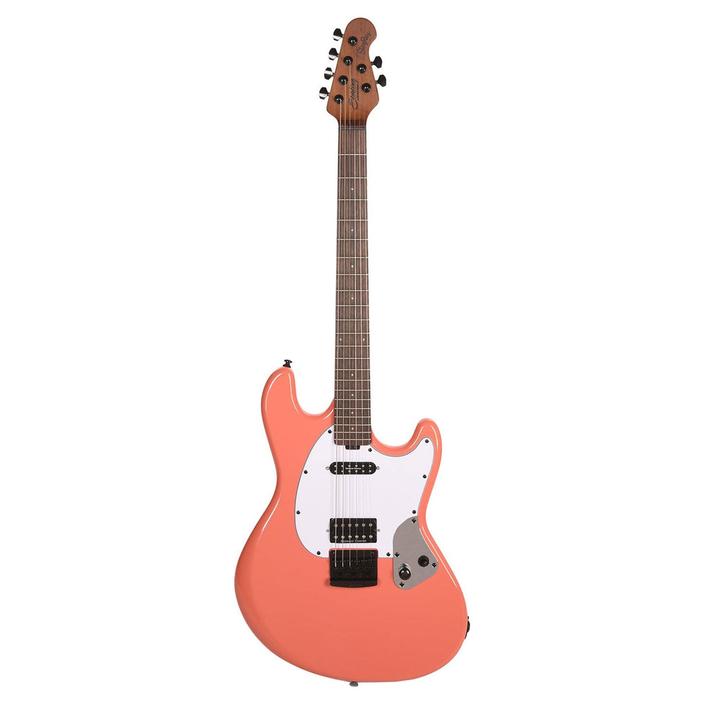 Sterling by Music Man Fluff Artist Series StingRay Guitar - Rula Thumb Red - View 2 | MusicMarket