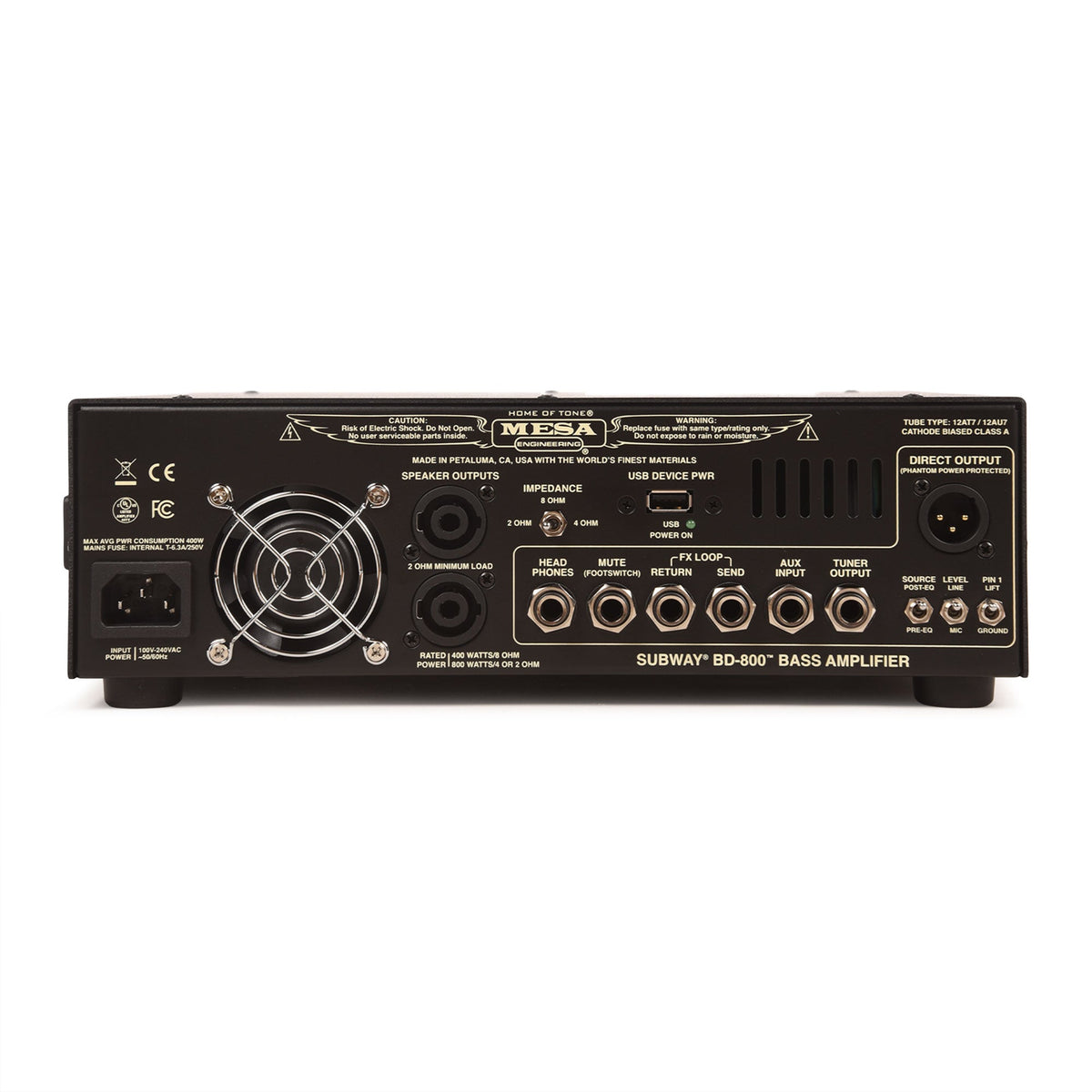 Mesa/Boogiee Bass 800D Bass Amp Head - View 3 | MusicMarket
