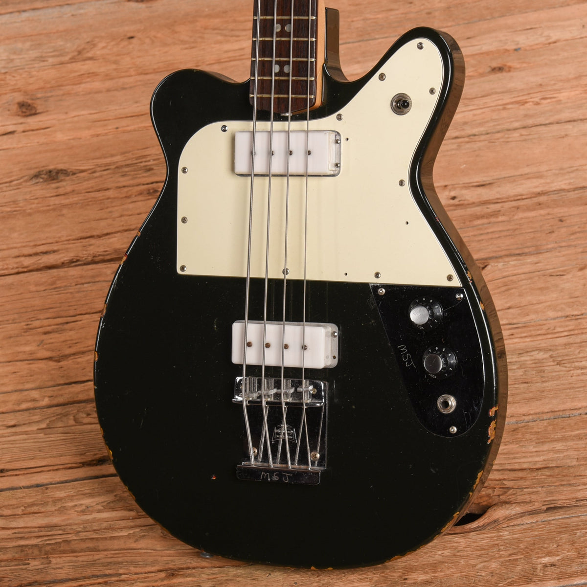 Micro-Frets Husky Bass Tuxedo 1970s - View 2 | MusicMarket