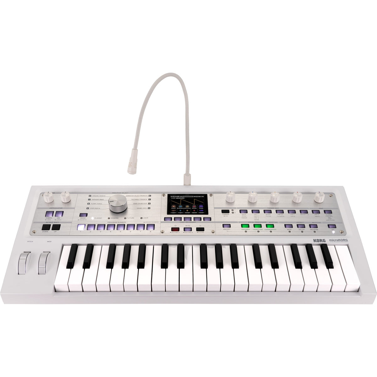Korg microKORG2 Synthesizer - White - View 3 | MusicMarket