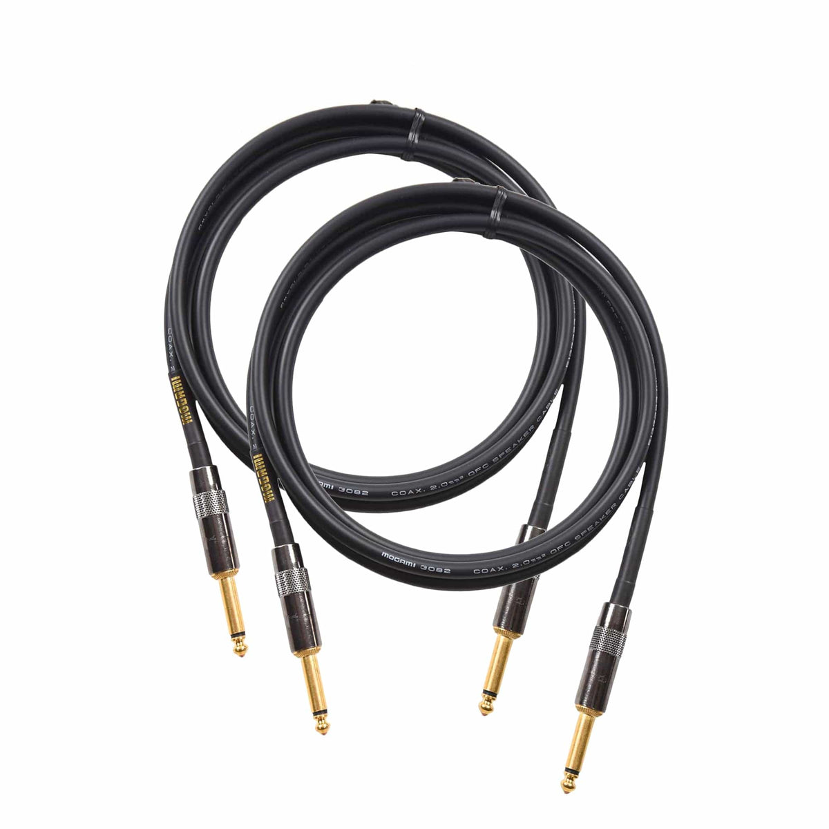 Mogami Gold 1/4" Speaker Cable 6' 2 Pack Bundle - MusicMarket