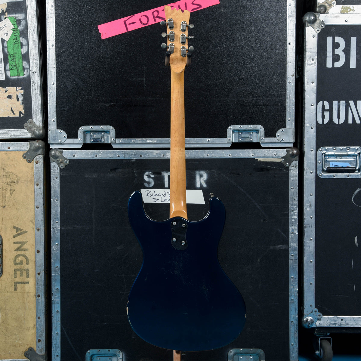 Mosrite Ventures Model Dark Blue 1965 - View 2 | MusicMarket