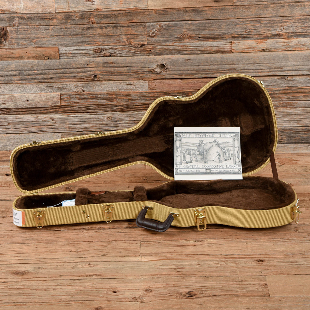 Mule Custom Mavis Cutaway Flame Maple Top Natural - View 11 | MusicMarket