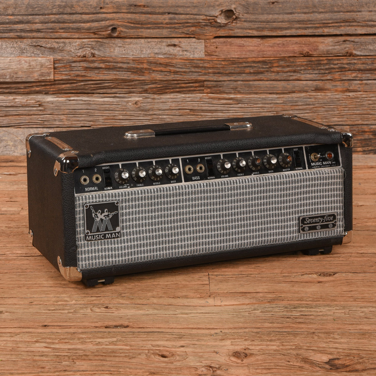 Music Man Seventy-Five 2-Channel 75-Watt Guitar Amp Head 1980s - MusicMarket