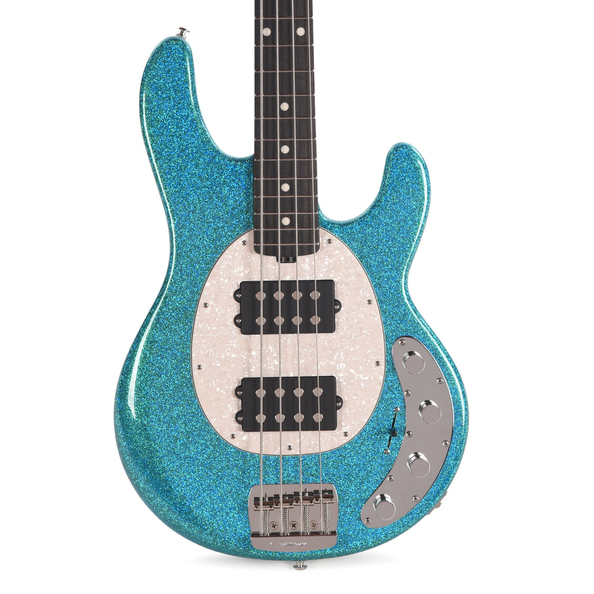 Music Man StingRay Special HH Bass Anomalous Green - View 2 | MusicMarket