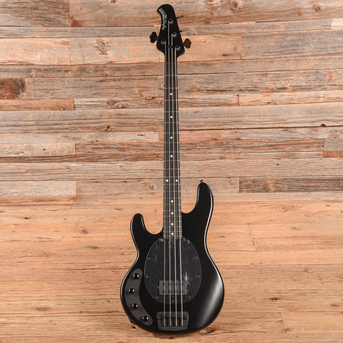 Music Man StingRay 3 EQ H Stealth Black 2017 LEFTY - View 4 | MusicMarket