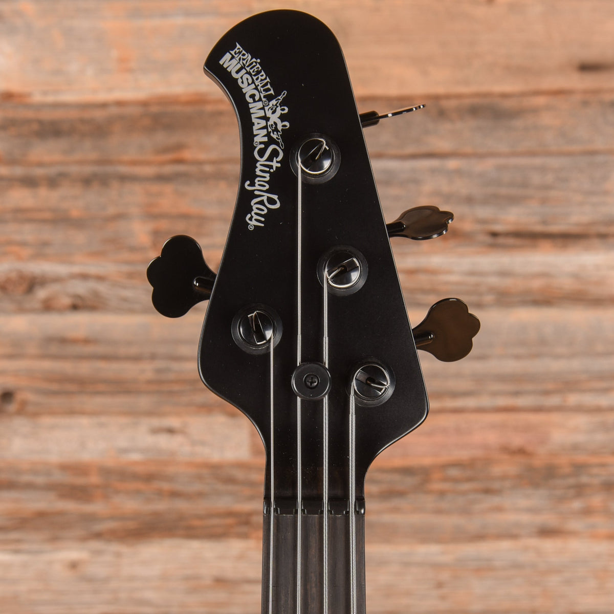 Music Man StingRay 3 EQ H Stealth Black 2017 LEFTY - View 6 | MusicMarket