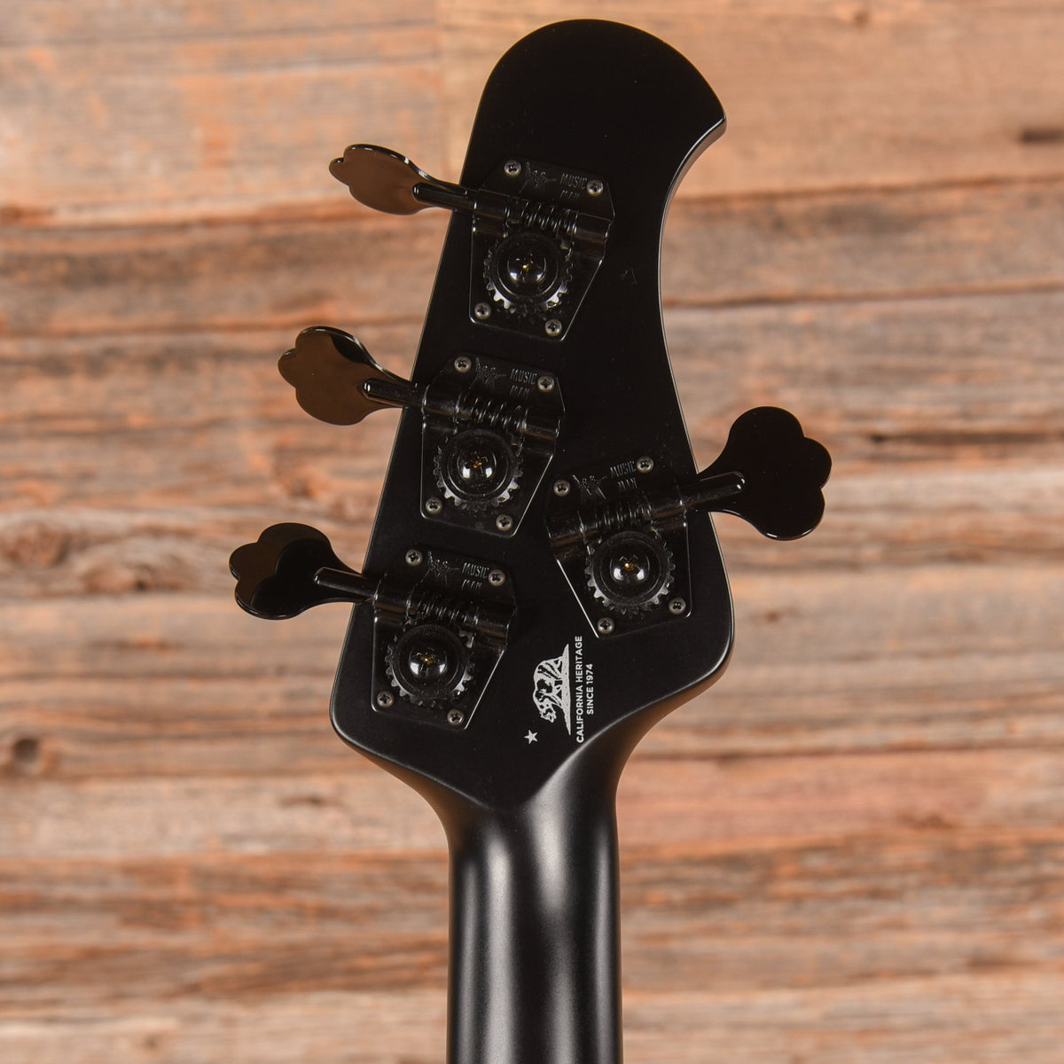 Music Man StingRay 3 EQ H Stealth Black 2017 LEFTY - View 7 | MusicMarket