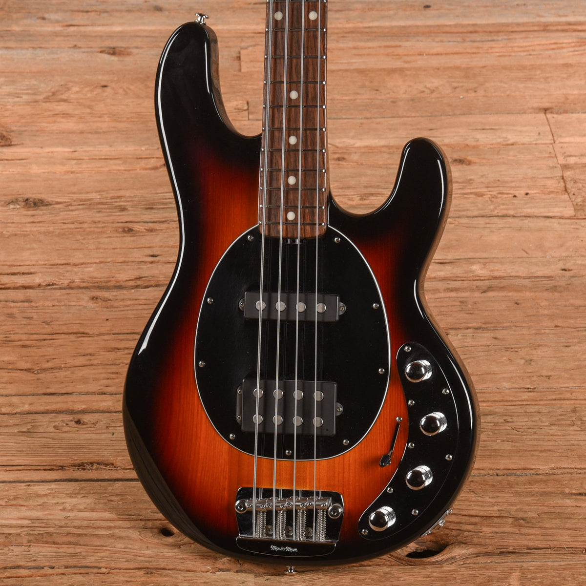 Music Man StingRay 4 HS Neck-Through 3EQ Vintage Sunburst 2018 - View 2 | MusicMarket