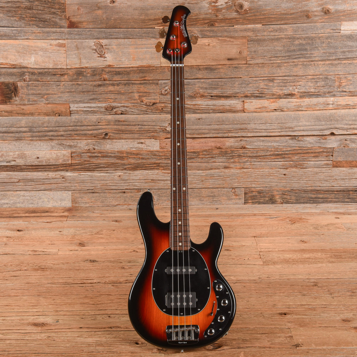 Music Man StingRay 4 HS Neck-Through 3EQ Vintage Sunburst 2018 - View 4 | MusicMarket