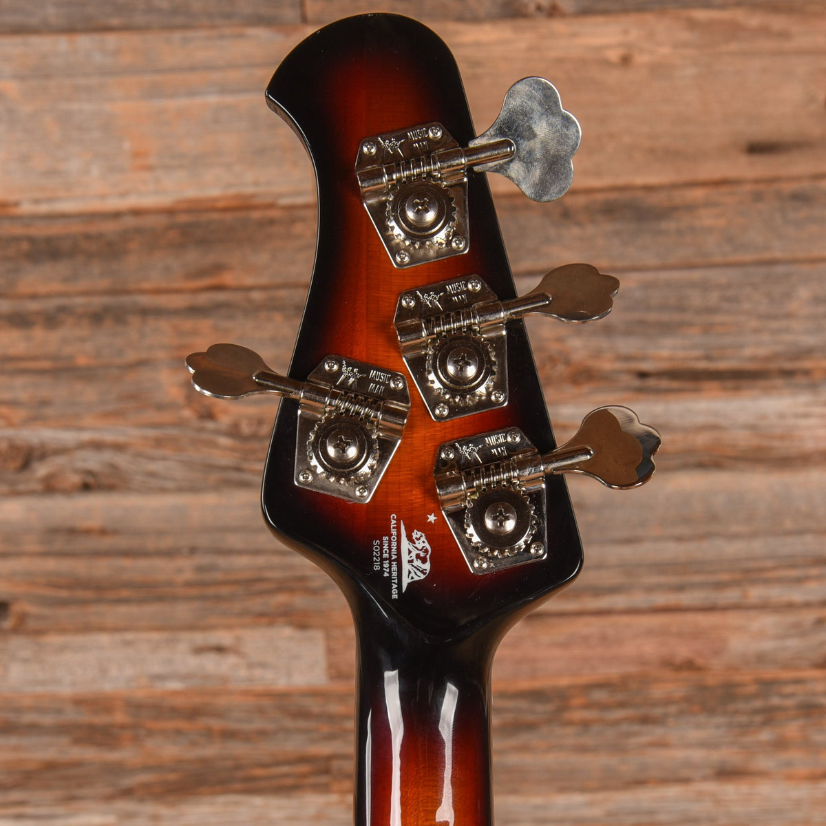 Music Man StingRay 4 HS Neck-Through 3EQ Vintage Sunburst 2018 - View 7 | MusicMarket