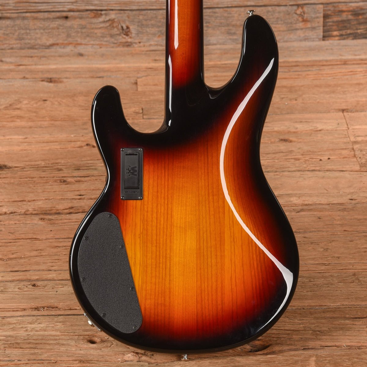 Music Man StingRay 4 HS Neck-Through 3EQ Vintage Sunburst 2018 - View 3 | MusicMarket