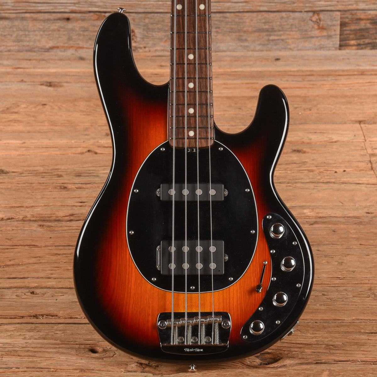 Music Man StingRay 4 HS Neck-Through 3EQ Vintage Sunburst 2018 - MusicMarket