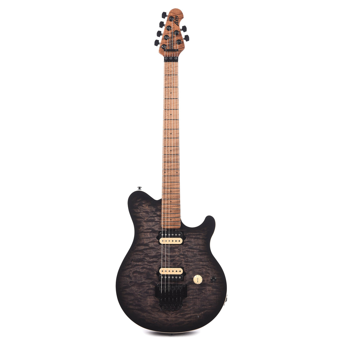 Music Man Axis Charcoal Cloud Quilt Top - View 4 | MusicMarket