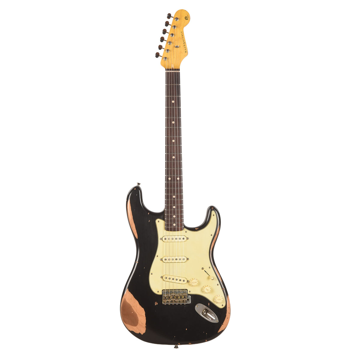 Nash S-63 Black w/ Heavy Aging & Nautilus Neck - View 4 | MusicMarket