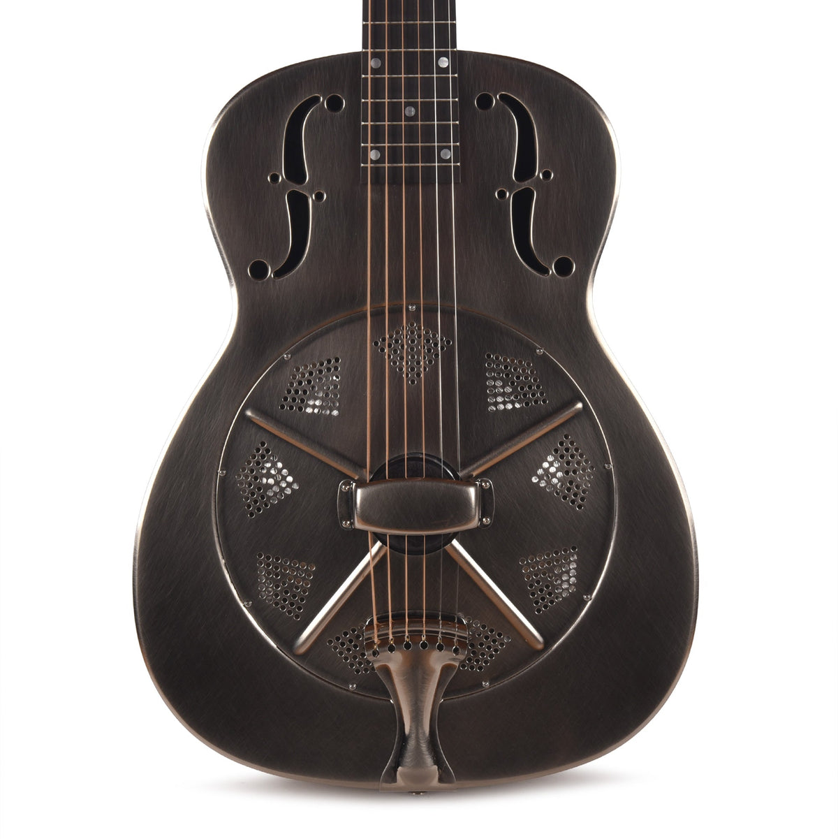 National NRP Single Cone Steel Rubbed Nickel 14-Fret - View 2 | MusicMarket